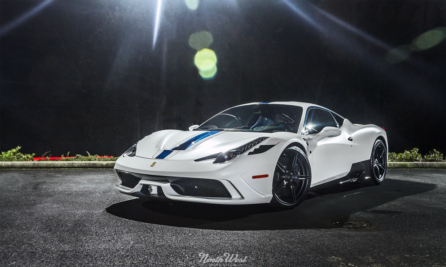XPEL Stealth wrapped Ferrari 458 Speciale