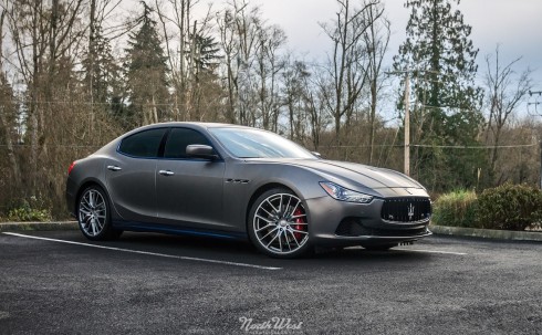 Maserati Ghibli receives a full car wrap in XPEL Stealth paint protection film.