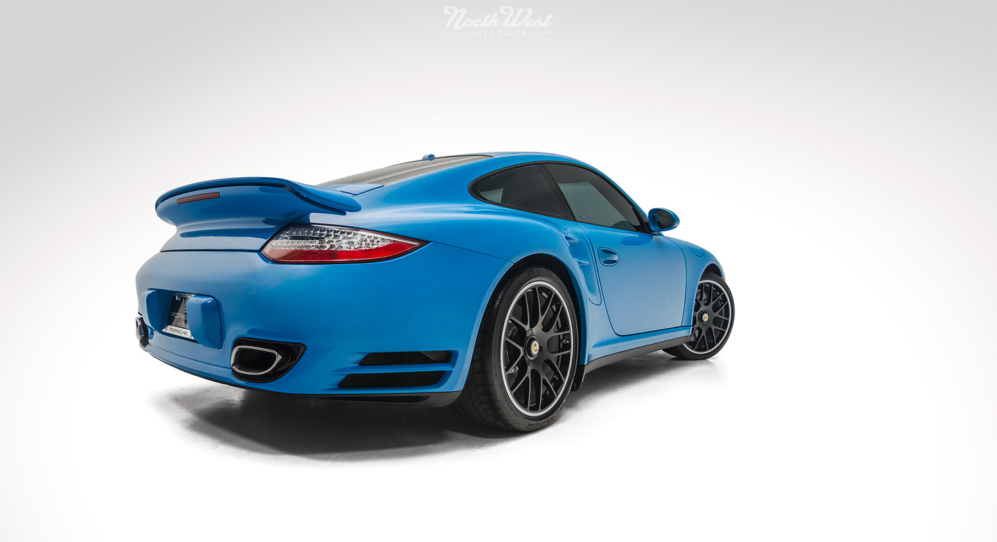 Mexico-Blue-Porsche-911-Turbo-S-studio-rear-hero-shot-xpel-s