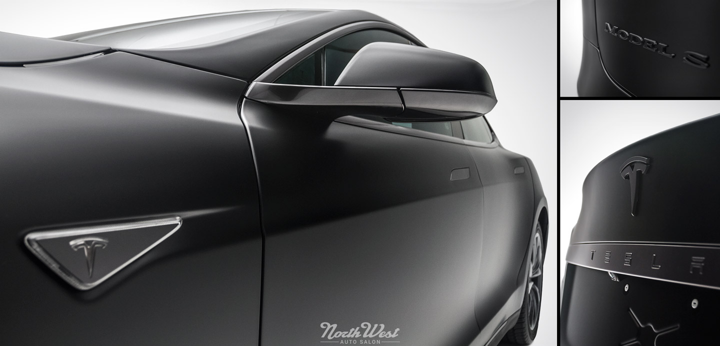 Tesla-Model-S-85-XPEL-Stealth-car-wrap-mirrors-trim-custom-s