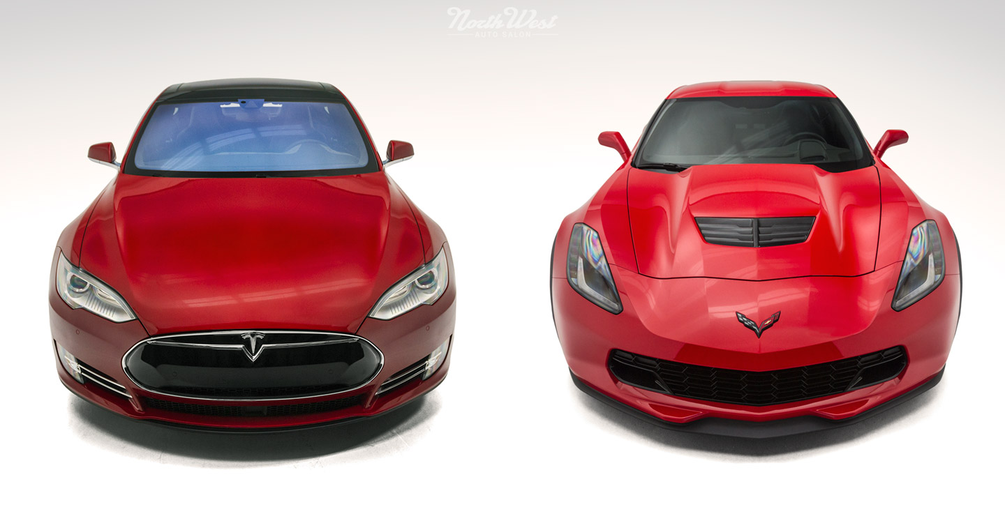 Tesla-P85D-Chevy-Corvette-Z06-side-by-side