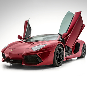 Rosso Efesto Aventador Full Coverage Paint Protection