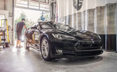 Tesla Model S with Spectra PhotoSync