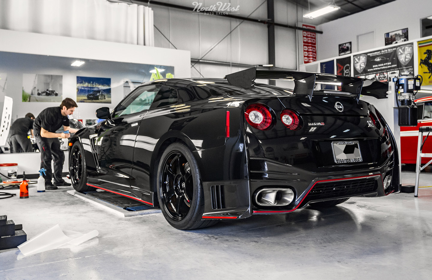 Nissan-GT-R-NISMO-XPEL-PPF-install-bay-s