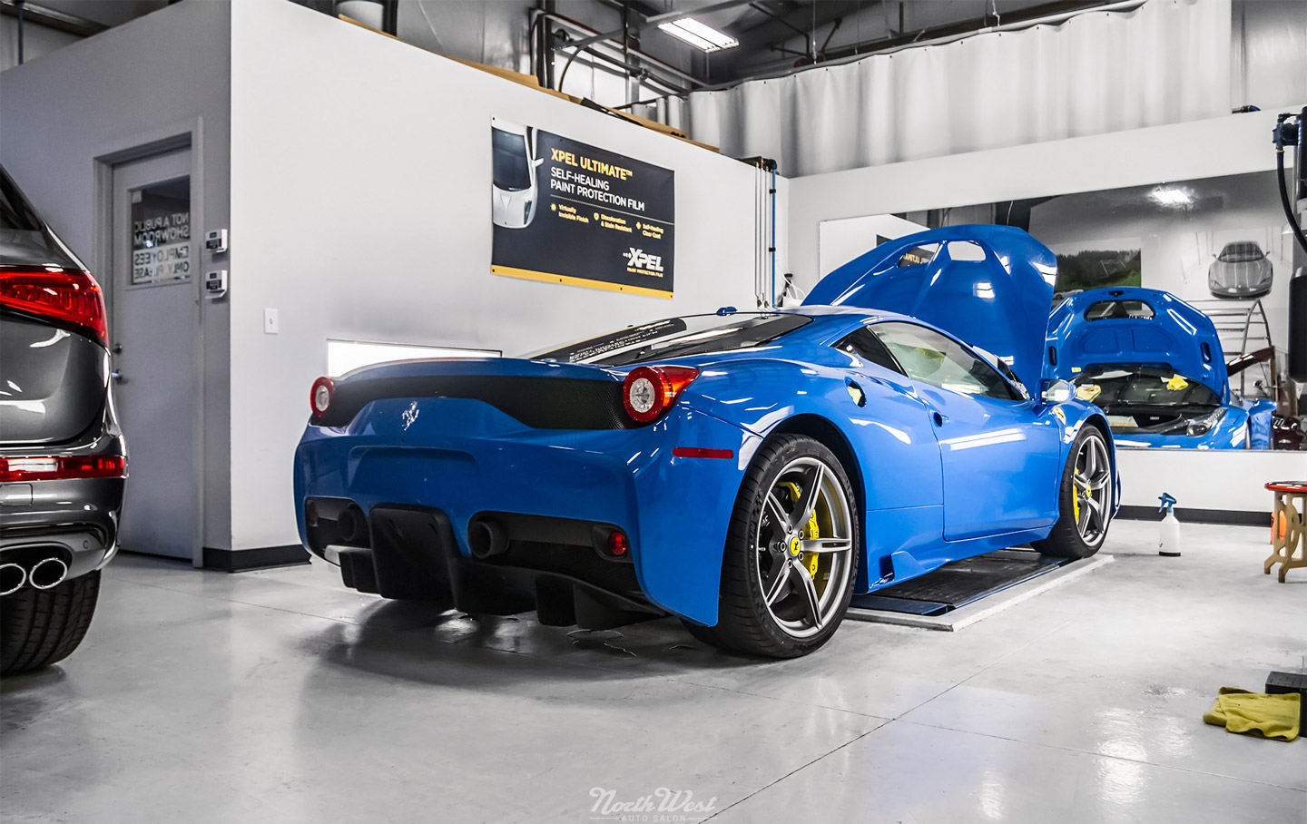 Azzurro-Dino-Ferrari-458-Speciale-XPEL-ppf-install-s
