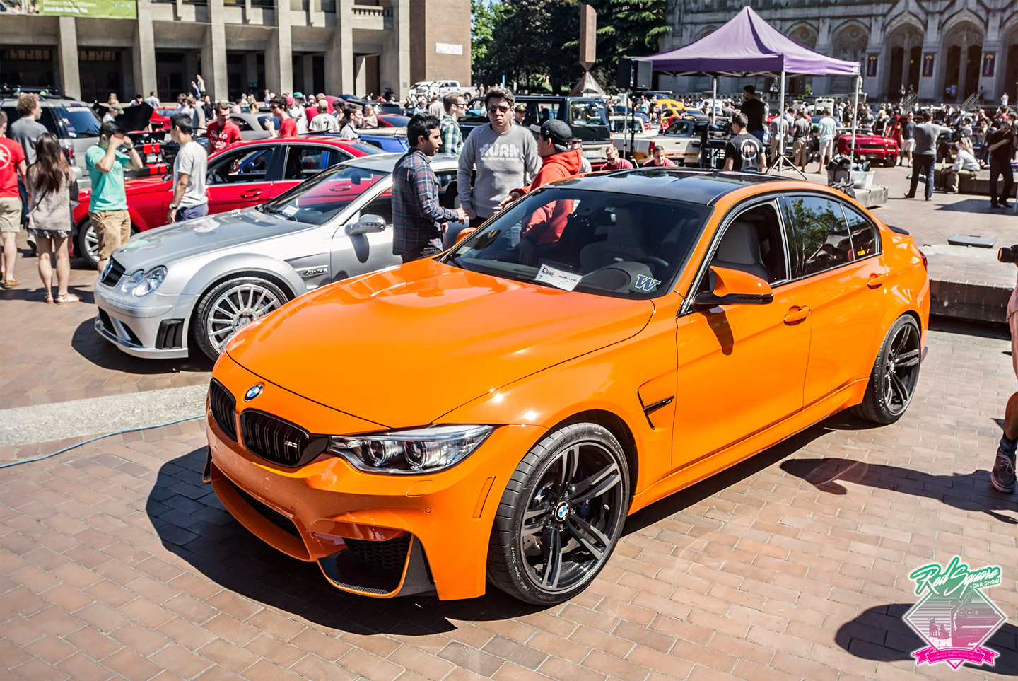 Red-Square-Car-Show-9-UW-Charity-Benefit-PAWS-org-Orange-BMW-s
