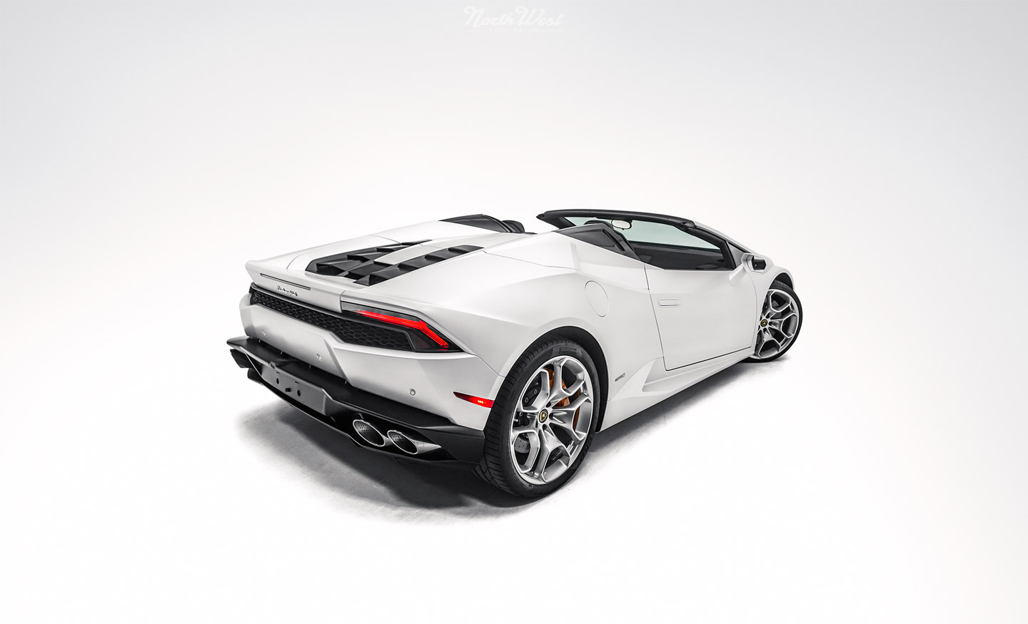 Lamborghini-Huracan-Spyder-XPEL-Stealth-wrap-Ceramic-Pro-Textile-soft-top-protection-prestige-window-tint-studio-rear-qtr